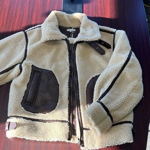 NWT Sherpa Bomber Jacket